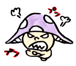 The Light Purple Mushroom 2 sticker #8253612