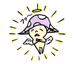 The Light Purple Mushroom 2 sticker #8253615