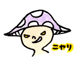 The Light Purple Mushroom 2 sticker #8253620