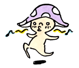 The Light Purple Mushroom 2 sticker #8253621