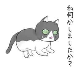 Three of stray cats sticker #8254329