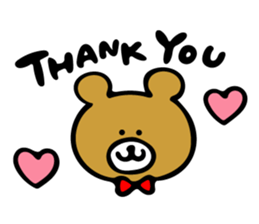 Happy Bear & Girl sticker #8254764