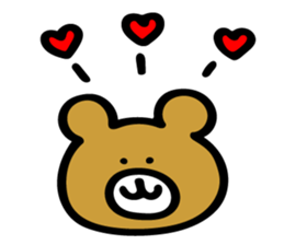 Happy Bear & Girl sticker #8254776