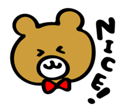 Happy Bear & Girl sticker #8254789