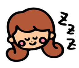 Happy Bear & Girl sticker #8254801