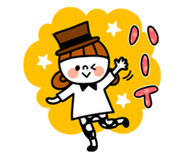 Message Women's sticker sticker #8254924