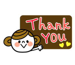 Message Women's sticker sticker #8254930