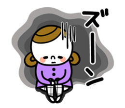 Message Women's sticker sticker #8254949