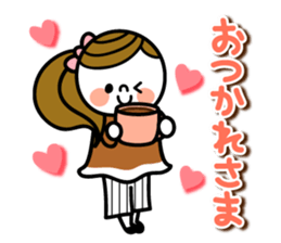 Message Women's sticker sticker #8254953