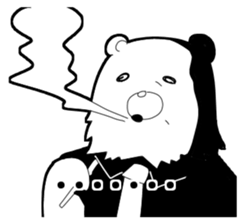 Hard-boiled of forest sticker #8255252