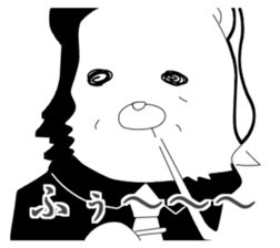 Hard-boiled of forest sticker #8255257