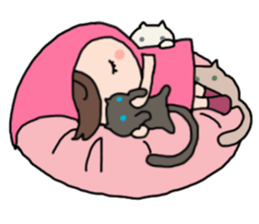 With little cat 2. resize ver. sticker #8255444