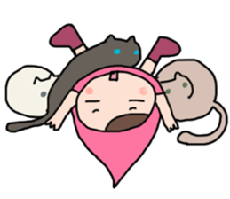 With little cat 2. resize ver. sticker #8255464