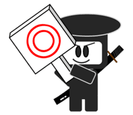 Japanese NINJA stickers English version2 sticker #8255532