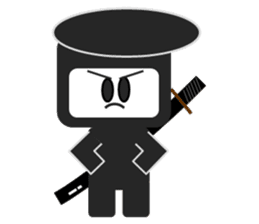 Japanese NINJA stickers English version2 sticker #8255539