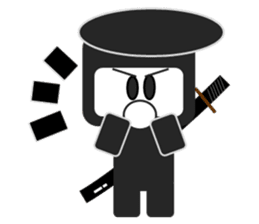 Japanese NINJA stickers English version2 sticker #8255542