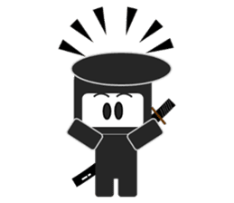 Japanese NINJA stickers English version2 sticker #8255543