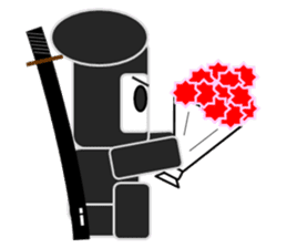 Japanese NINJA stickers English version2 sticker #8255545