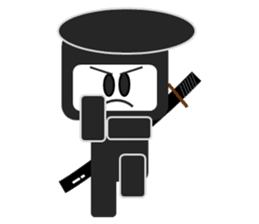Japanese NINJA stickers English version2 sticker #8255552