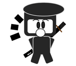 Japanese NINJA stickers English version2 sticker #8255556