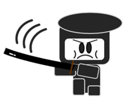 Japanese NINJA stickers English version2 sticker #8255558