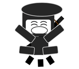 Japanese NINJA stickers English version2 sticker #8255559