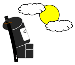 Japanese NINJA stickers English version2 sticker #8255562