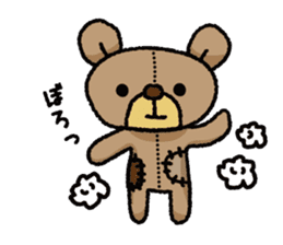 Stuffed animal bear sticker sticker #8256410