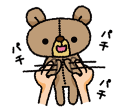 Stuffed animal bear sticker sticker #8256414