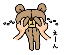 Stuffed animal bear sticker sticker #8256416