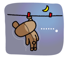 Stuffed animal bear sticker sticker #8256426