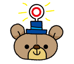 Stuffed animal bear sticker sticker #8256432