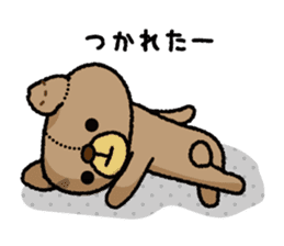 Stuffed animal bear sticker sticker #8256435