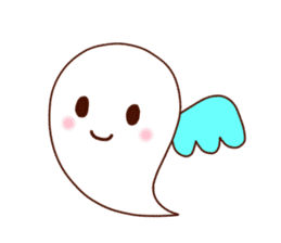 Angel ghost sticker #8257204