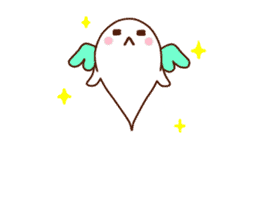Angel ghost sticker #8257219