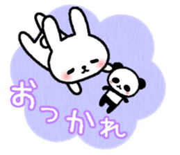 Frequently used message Rabbit 3 sticker #8257886