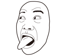 The Real Face Sticker 6 sticker #8258324