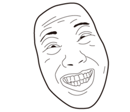 The Real Face Sticker 6 sticker #8258330