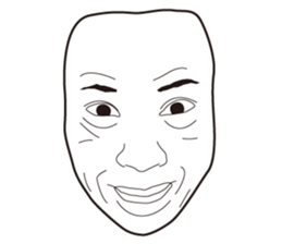 The Real Face Sticker 6 sticker #8258331