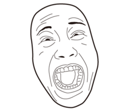 The Real Face Sticker 6 sticker #8258333