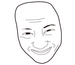 The Real Face Sticker 6 sticker #8258334