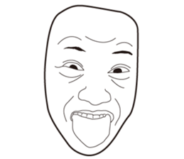 The Real Face Sticker 6 sticker #8258337