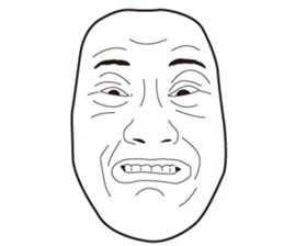 The Real Face Sticker 6 sticker #8258340