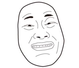 The Real Face Sticker 6 sticker #8258341