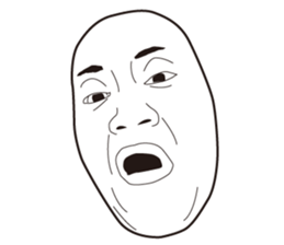 The Real Face Sticker 6 sticker #8258343