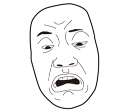 The Real Face Sticker 6 sticker #8258344