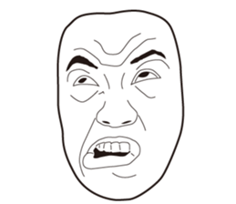 The Real Face Sticker 6 sticker #8258347