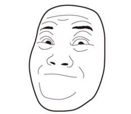 The Real Face Sticker 6 sticker #8258350