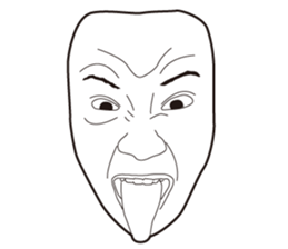 The Real Face Sticker 6 sticker #8258352