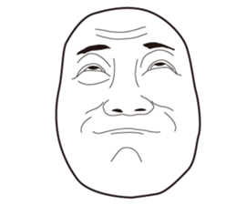 The Real Face Sticker 6 sticker #8258354